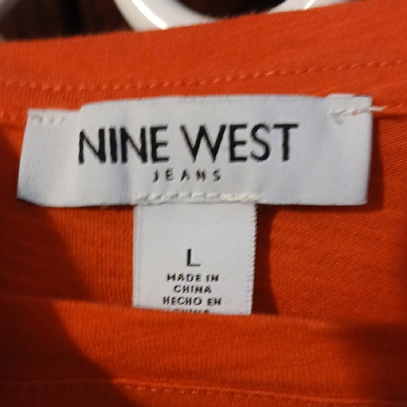 Red Ruffle Sleeve Top - Picture 3 of 7